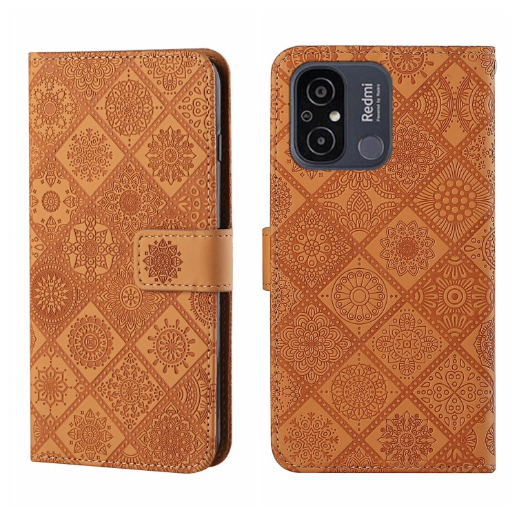 Ethnic Style Embossed Pattern Leather Phone Case, For Samsung Galaxy A24 4G, For Xiaomi Redmi 12C, For Xiaomi Redmi Note 12 4G Global, For Xiaomi Redmi Note 12 5G Global/Poco X5, For Xiaomi Redmi Note 12 Pro 5G/Poco X5 Pro
