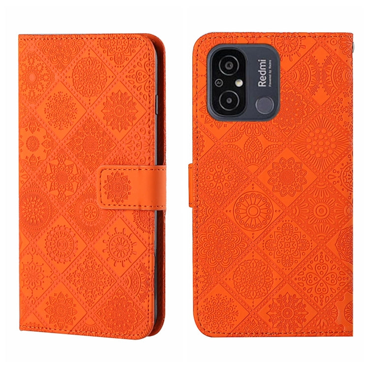 Ethnic Style Embossed Pattern Leather Phone Case, For Samsung Galaxy A24 4G, For Xiaomi Redmi 12C, For Xiaomi Redmi Note 12 4G Global, For Xiaomi Redmi Note 12 5G Global/Poco X5, For Xiaomi Redmi Note 12 Pro 5G/Poco X5 Pro