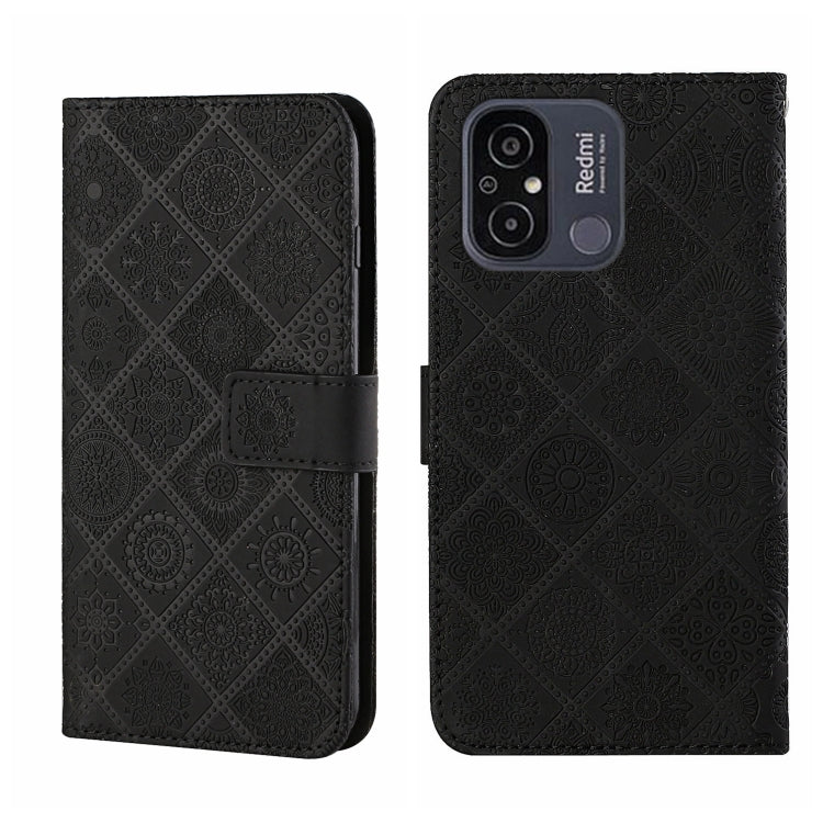 Ethnic Style Embossed Pattern Leather Phone Case, For Samsung Galaxy A24 4G, For Xiaomi Redmi 12C, For Xiaomi Redmi Note 12 4G Global, For Xiaomi Redmi Note 12 5G Global/Poco X5, For Xiaomi Redmi Note 12 Pro 5G/Poco X5 Pro