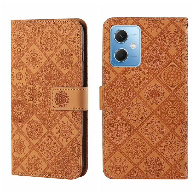 Ethnic Style Embossed Pattern Leather Phone Case, For Samsung Galaxy A24 4G, For Xiaomi Redmi 12C, For Xiaomi Redmi Note 12 4G Global, For Xiaomi Redmi Note 12 5G Global/Poco X5, For Xiaomi Redmi Note 12 Pro 5G/Poco X5 Pro