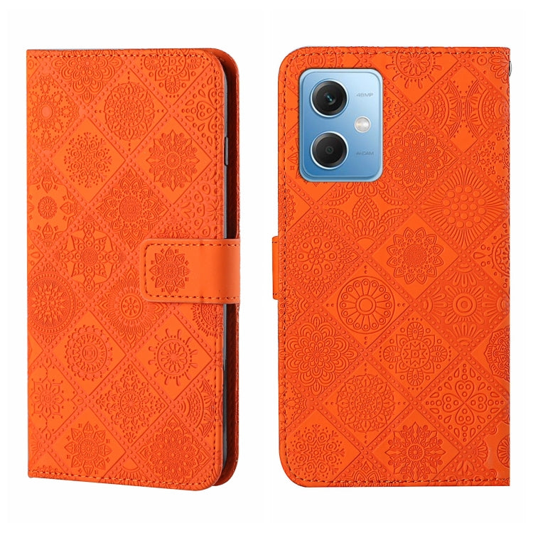 Ethnic Style Embossed Pattern Leather Phone Case, For Samsung Galaxy A24 4G, For Xiaomi Redmi 12C, For Xiaomi Redmi Note 12 4G Global, For Xiaomi Redmi Note 12 5G Global/Poco X5, For Xiaomi Redmi Note 12 Pro 5G/Poco X5 Pro