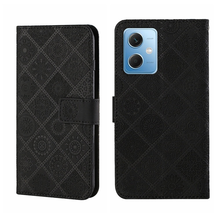 Ethnic Style Embossed Pattern Leather Phone Case, For Samsung Galaxy A24 4G, For Xiaomi Redmi 12C, For Xiaomi Redmi Note 12 4G Global, For Xiaomi Redmi Note 12 5G Global/Poco X5, For Xiaomi Redmi Note 12 Pro 5G/Poco X5 Pro