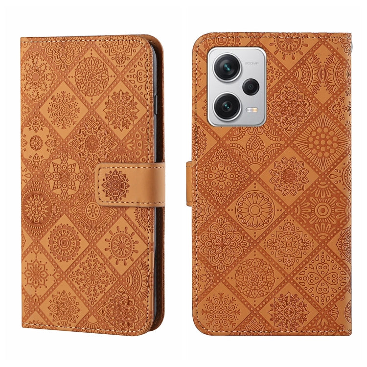 Ethnic Style Embossed Pattern Leather Phone Case, For Samsung Galaxy A24 4G, For Xiaomi Redmi 12C, For Xiaomi Redmi Note 12 4G Global, For Xiaomi Redmi Note 12 5G Global/Poco X5, For Xiaomi Redmi Note 12 Pro 5G/Poco X5 Pro