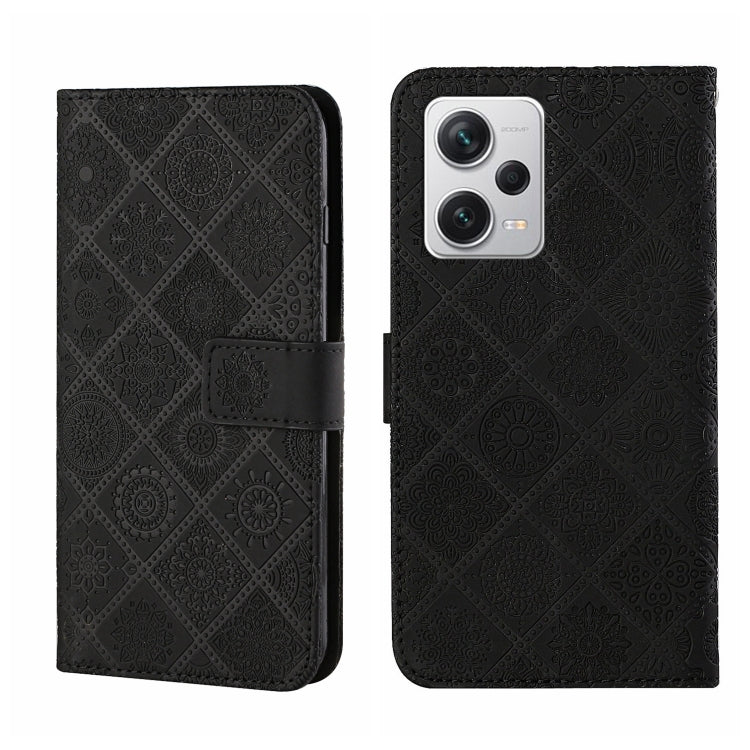 Ethnic Style Embossed Pattern Leather Phone Case, For Samsung Galaxy A24 4G, For Xiaomi Redmi 12C, For Xiaomi Redmi Note 12 4G Global, For Xiaomi Redmi Note 12 5G Global/Poco X5, For Xiaomi Redmi Note 12 Pro 5G/Poco X5 Pro