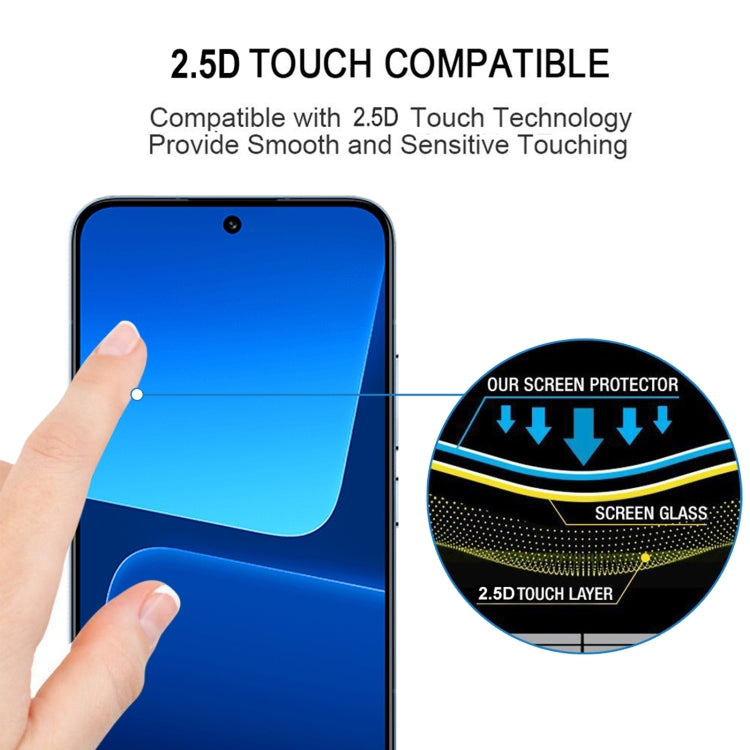 25pcs Edge Glue 9H HD 3D Curved Edge Tempered Glass Film, For Xiaomi 13 Ultra (25 PCS)