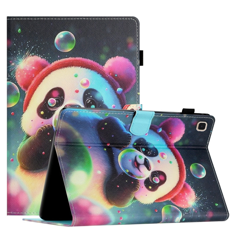 Coloured Drawing Stitching Smart Leather Tablet Case, For Samsung Galaxy Tab A8 10.5 2021 X205/X200, For Samsung Galaxy Tab S6 Lite P610/615, For Samsung Galaxy Tab A7 10.4 2020 T500/T505, For Samsung Galaxy Tab A7 Lite T220/T225                       ...