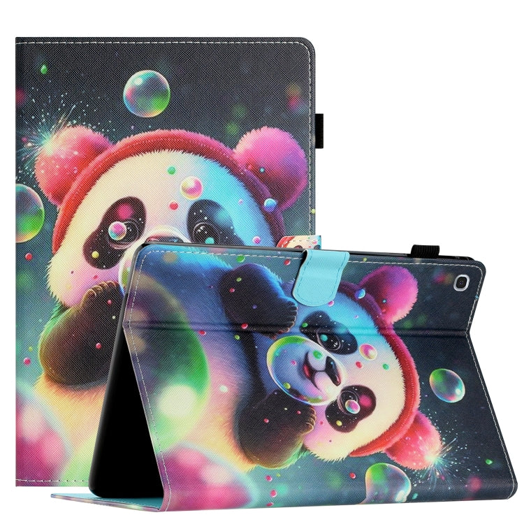Coloured Drawing Stitching Smart Leather Tablet Case, For Samsung Galaxy Tab A8 10.5 2021 X205/X200, For Samsung Galaxy Tab S6 Lite P610/615, For Samsung Galaxy Tab A7 10.4 2020 T500/T505, For Samsung Galaxy Tab A7 Lite T220/T225                       ...