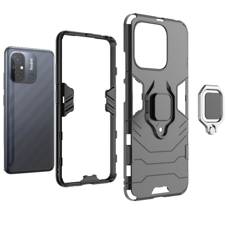 Magnetic Ring Holder PC + TPU Phone Case, For Xiaomi Redmi 12C, For Xiaomi 13 Lite