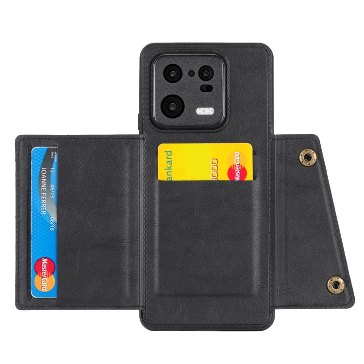 Double Buckle Magnetic Phone Case, For Xiaomi 13, For Xiaomi 13 Pro, For Xiaomi Poco M5 4G, For Honor 80, For Honor 80 Pro