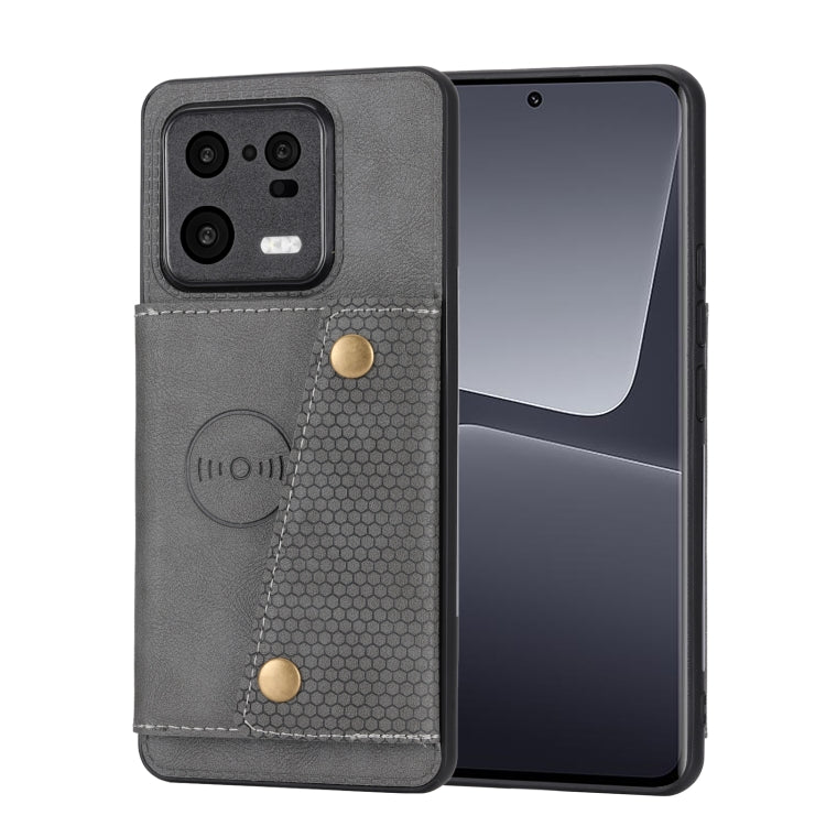 Double Buckle Magnetic Phone Case, For Xiaomi 13, For Xiaomi 13 Pro, For Xiaomi Poco M5 4G, For Honor 80, For Honor 80 Pro