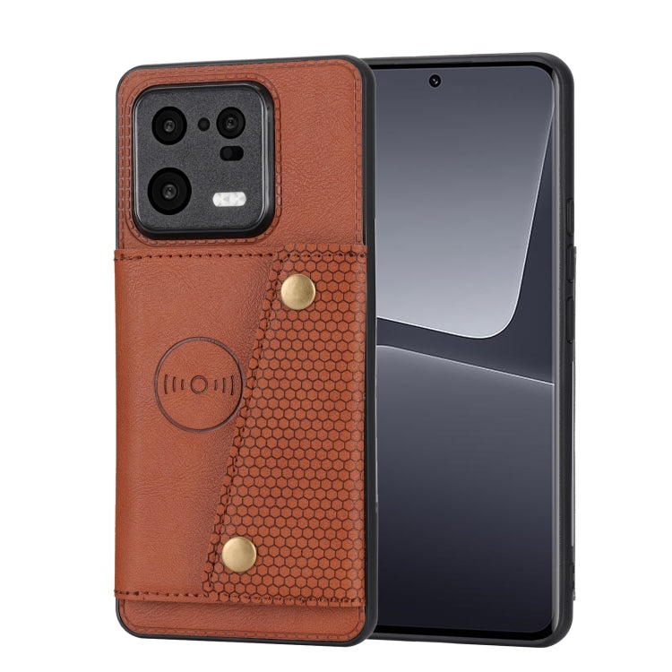 Double Buckle Magnetic Phone Case, For Xiaomi 13, For Xiaomi 13 Pro, For Xiaomi Poco M5 4G, For Honor 80, For Honor 80 Pro