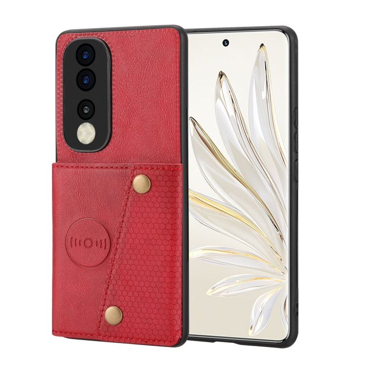 Double Buckle Magnetic Phone Case, For Xiaomi 13, For Xiaomi 13 Pro, For Xiaomi Poco M5 4G, For Honor 80, For Honor 80 Pro