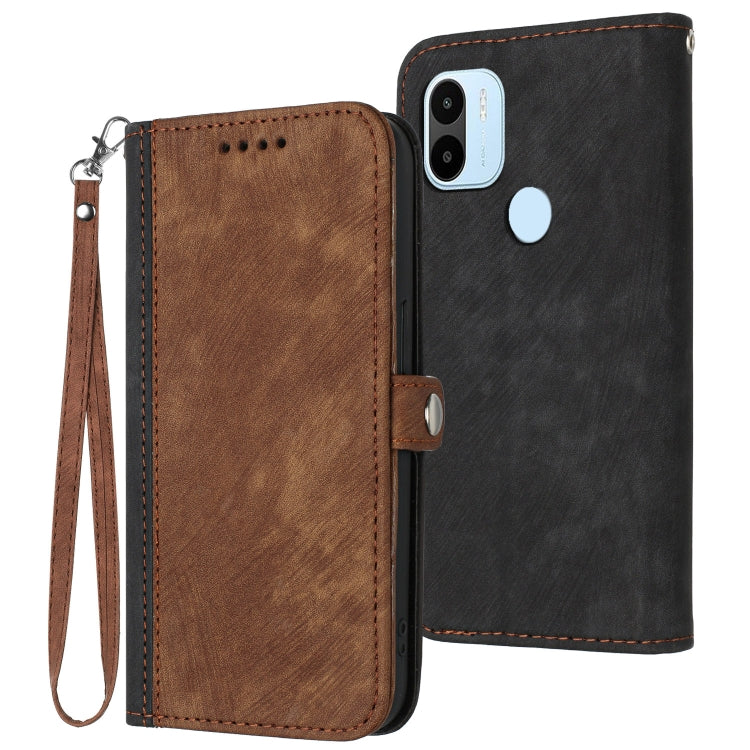 Side Buckle Double Fold Hand Strap Leather Phone Case, For Xiaomi 12T / 12T Pro / Redmi K50 Ultra, For Xiaomi Redmi A1+, For Samsung Galaxy A04 / A04e, For Samsung Galaxy A54 5G