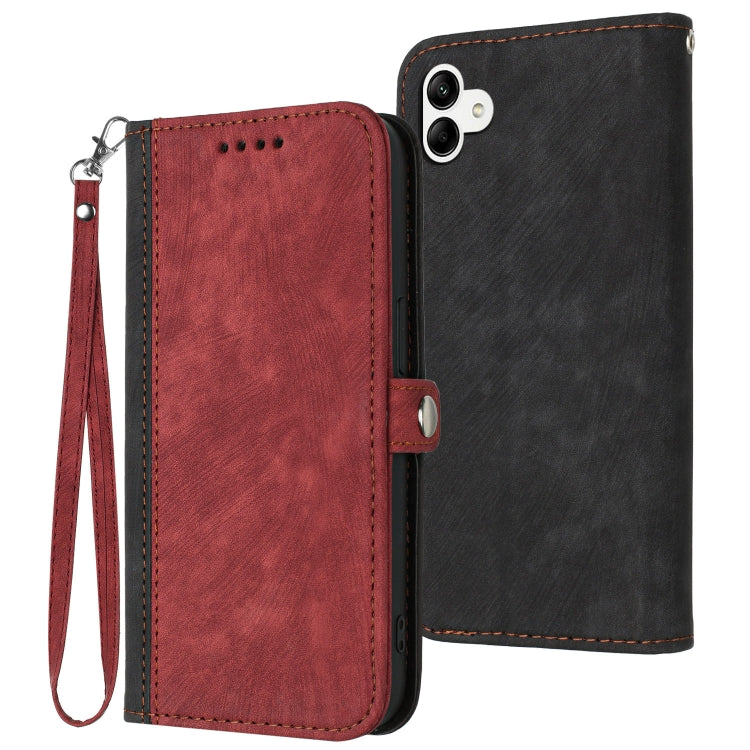 Side Buckle Double Fold Hand Strap Leather Phone Case, For Xiaomi 12T / 12T Pro / Redmi K50 Ultra, For Xiaomi Redmi A1+, For Samsung Galaxy A04 / A04e, For Samsung Galaxy A54 5G
