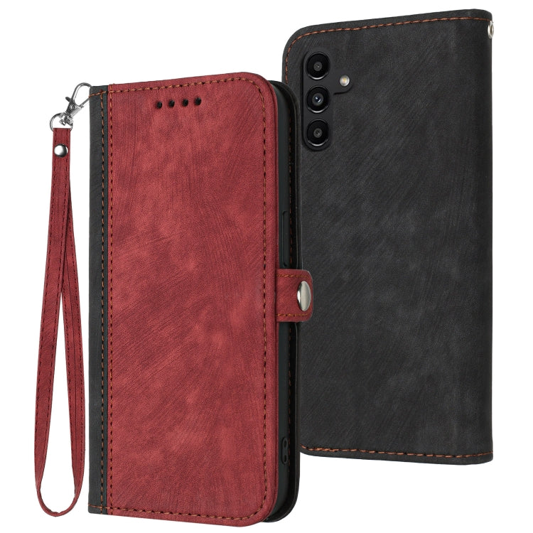 Side Buckle Double Fold Hand Strap Leather Phone Case, For Xiaomi 12T / 12T Pro / Redmi K50 Ultra, For Xiaomi Redmi A1+, For Samsung Galaxy A04 / A04e, For Samsung Galaxy A54 5G