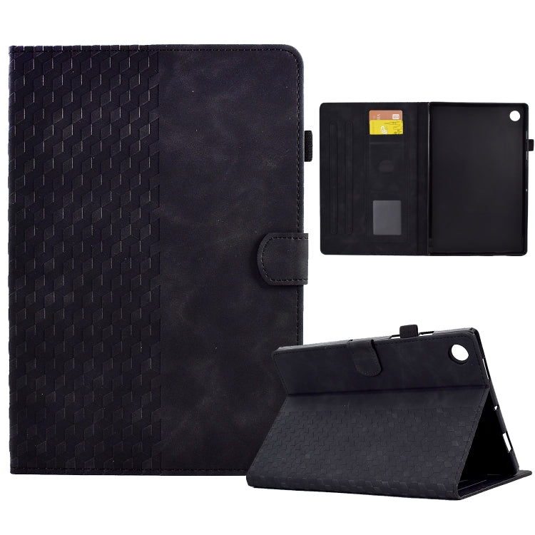 Rhombus Embossed Leather Tablet Case, For Huawei MatePad SE