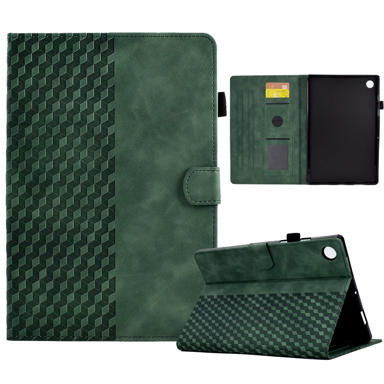 Rhombus Embossed Leather Tablet Case, For Huawei MatePad SE