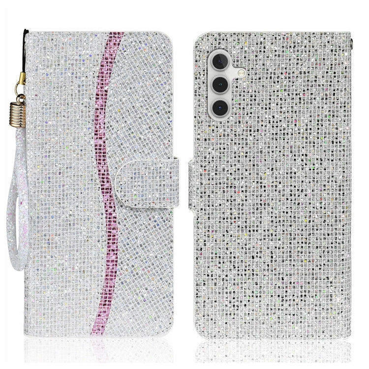Glitter Powder Filp Leather Phone Case, For Samsung Galaxy A24 4G, For Samsung Galaxy A34 5G, For Samsung Galaxy A54 5G