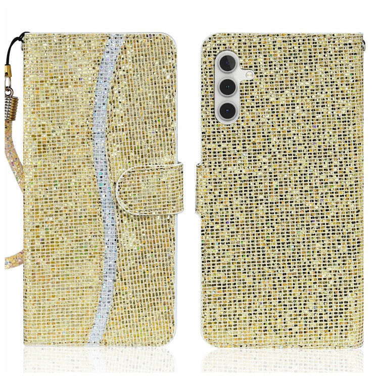 Glitter Powder Filp Leather Phone Case, For Samsung Galaxy A24 4G, For Samsung Galaxy A34 5G, For Samsung Galaxy A54 5G