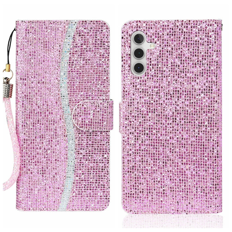 Glitter Powder Filp Leather Phone Case, For Samsung Galaxy A24 4G, For Samsung Galaxy A34 5G, For Samsung Galaxy A54 5G