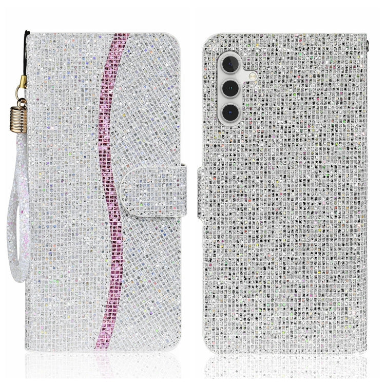 Glitter Powder Filp Leather Phone Case, For Samsung Galaxy A24 4G, For Samsung Galaxy A34 5G, For Samsung Galaxy A54 5G