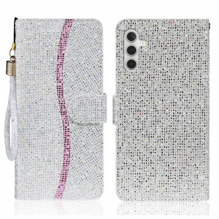 Glitter Powder Filp Leather Phone Case, For Samsung Galaxy A24 4G, For Samsung Galaxy A34 5G, For Samsung Galaxy A54 5G
