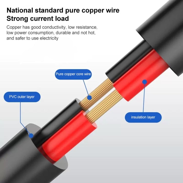 DC Female to DC Male Power Connection Extension Cable, 0.37m 4 in 1, 0.42m 8 in 1, 0.37m 2 in 1, 0.37m 6 in 1, 0.37m 3 in 1, 0.5m 16 in 1