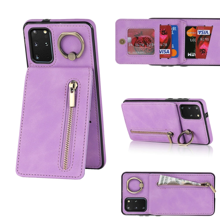 Retro Ring and Zipper RFID Card Slot Phone Case, For Samsung Galaxy S20, For Samsung Galaxy S20+, For Samsung Galaxy S20 Ultra, For Samsung Galaxy S20 FE, For Samsung Galaxy Note20, For Samsung Galaxy Note20 Ultra, For Samsung Galaxy Note10            ...