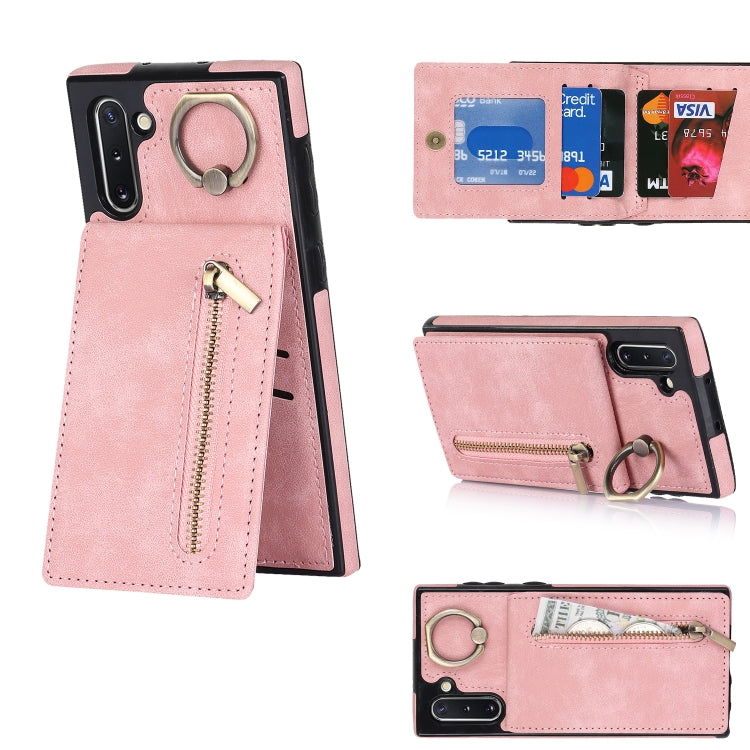 Retro Ring and Zipper RFID Card Slot Phone Case, For Samsung Galaxy S20, For Samsung Galaxy S20+, For Samsung Galaxy S20 Ultra, For Samsung Galaxy S20 FE, For Samsung Galaxy Note20, For Samsung Galaxy Note20 Ultra, For Samsung Galaxy Note10            ...