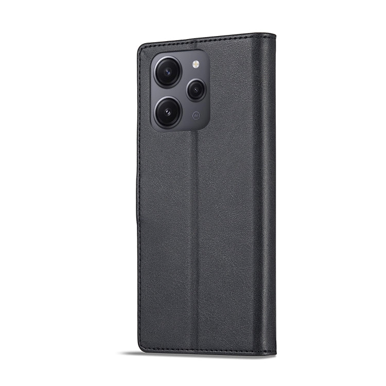 LC.IMEEKE Calf Texture Leather Phone Case, For Xiaomi Redmi 12 4G Global, For Xiaomi Redmi Note 12 4G Global, For Xiaomi Redmi A2