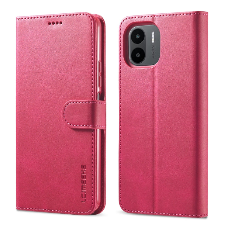 LC.IMEEKE Calf Texture Leather Phone Case, For Xiaomi Redmi 12 4G Global, For Xiaomi Redmi Note 12 4G Global, For Xiaomi Redmi A2