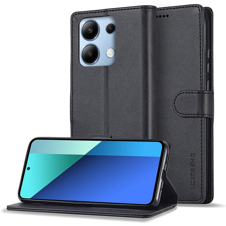LC.IMEEKE Calf Texture Leather Phone Case, For Xiaomi Redmi A3, For Xiaomi Redmi Note 13 Pro 4G, For Xiaomi Redmi Note 13 4G, For Xiaomi Redmi 13C 4G/5G/Poco C65, For Xiaomi Poco X6 Pro, For Xiaomi Redmi Note 13 5G, For Xiaomi Redmi Note 13 Pro+       ...