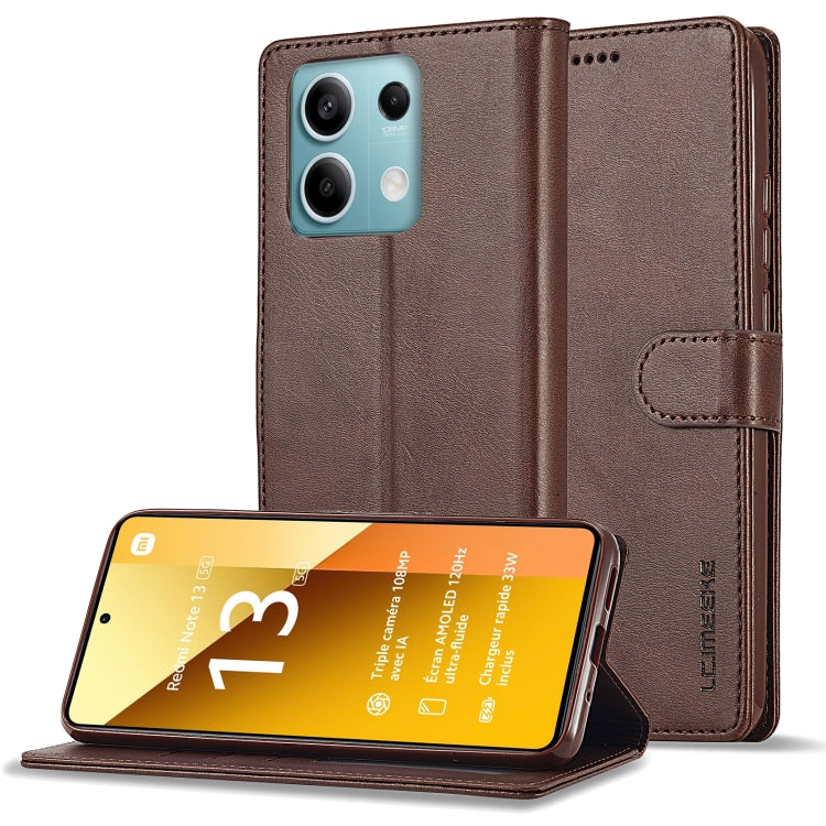 LC.IMEEKE Calf Texture Leather Phone Case, For Xiaomi Redmi A3, For Xiaomi Redmi Note 13 Pro 4G, For Xiaomi Redmi Note 13 4G, For Xiaomi Redmi 13C 4G/5G/Poco C65, For Xiaomi Poco X6 Pro, For Xiaomi Redmi Note 13 5G, For Xiaomi Redmi Note 13 Pro+       ...