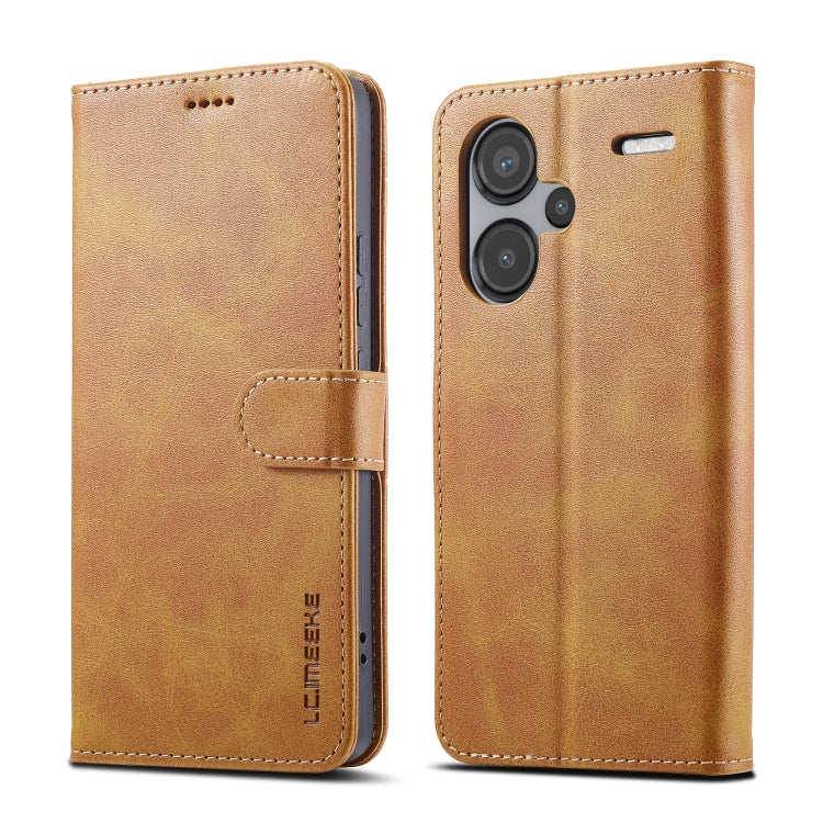 LC.IMEEKE Calf Texture Leather Phone Case, For Xiaomi Redmi A3, For Xiaomi Redmi Note 13 Pro 4G, For Xiaomi Redmi Note 13 4G, For Xiaomi Redmi 13C 4G/5G/Poco C65, For Xiaomi Poco X6 Pro, For Xiaomi Redmi Note 13 5G, For Xiaomi Redmi Note 13 Pro+       ...