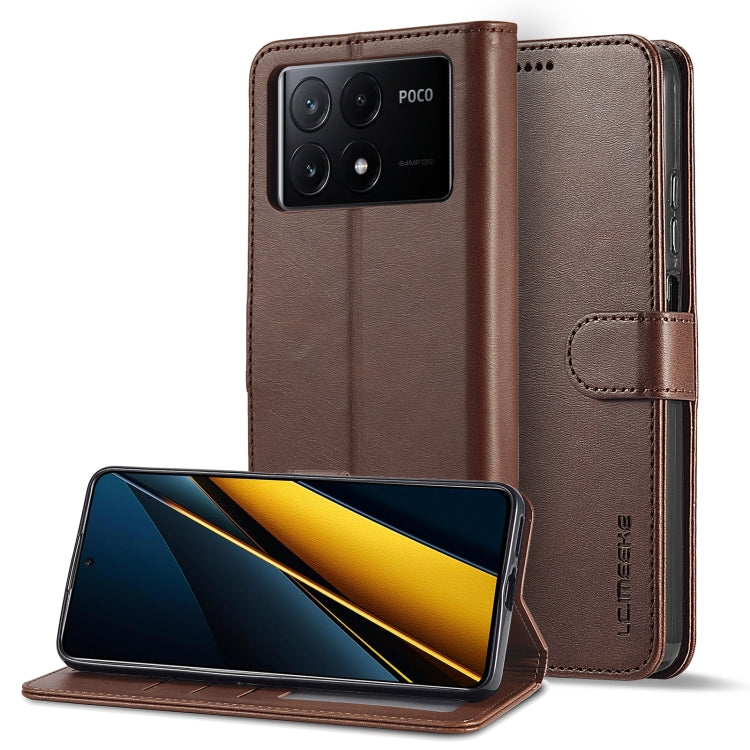 LC.IMEEKE Calf Texture Leather Phone Case, For Xiaomi Redmi A3, For Xiaomi Redmi Note 13 Pro 4G, For Xiaomi Redmi Note 13 4G, For Xiaomi Redmi 13C 4G/5G/Poco C65, For Xiaomi Poco X6 Pro, For Xiaomi Redmi Note 13 5G, For Xiaomi Redmi Note 13 Pro+       ...