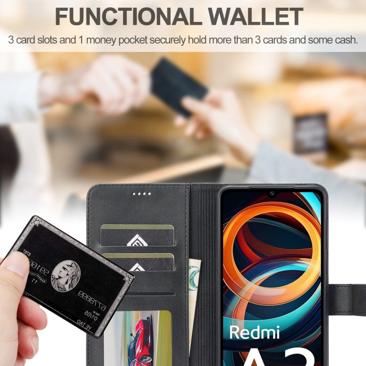 LC.IMEEKE Calf Texture Leather Phone Case, For Xiaomi Redmi A3, For Xiaomi Redmi Note 13 Pro 4G, For Xiaomi Redmi Note 13 4G, For Xiaomi Redmi 13C 4G/5G/Poco C65, For Xiaomi Poco X6 Pro, For Xiaomi Redmi Note 13 5G, For Xiaomi Redmi Note 13 Pro+       ...