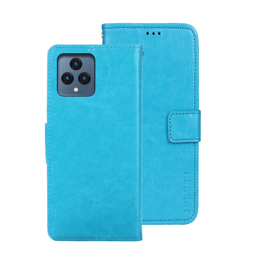 idewei Crazy Horse Texture Leather Phone Case with Holder, For T-Mobile REVVL 6 5G, For Motorola Moto G23/G13, For Motorola Moto G73, For OPPO A78 5G Global/A58x/A58 5G, For Realme C55 4G, For Realme GT3 5G Global/GT Neo 5 5G