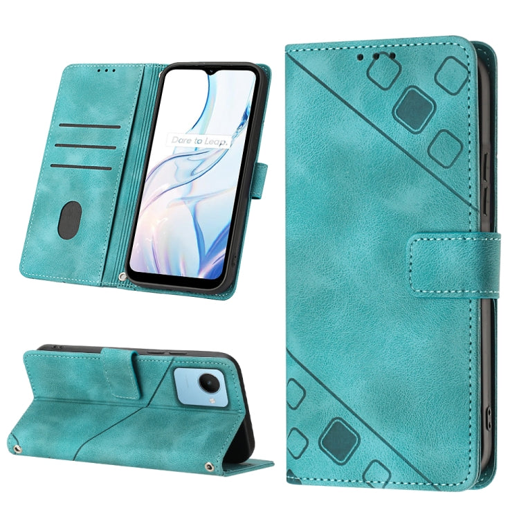Skin-feel Embossed Leather Phone Case, For Realme C30s, For Xiaomi Redmi Note 12 4G Global, For Samsung Galaxy Note8, For Samsung Galaxy Note9, For Samsung Galaxy Note10 Pro / Note10 Pro 5G / Note10+, For Samsung Galaxy Note10 / Note10 5G              ...