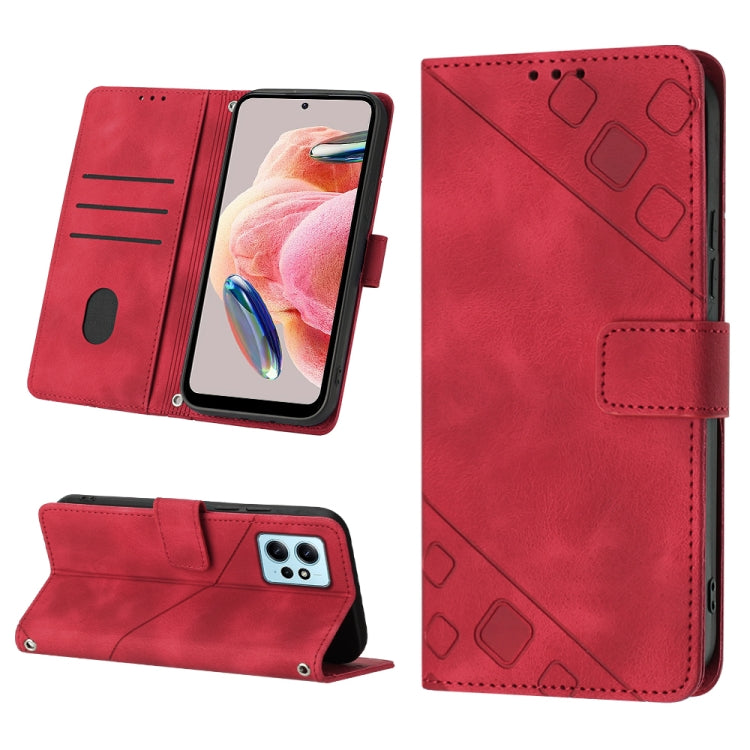 Skin-feel Embossed Leather Phone Case, For Realme C30s, For Xiaomi Redmi Note 12 4G Global, For Samsung Galaxy Note8, For Samsung Galaxy Note9, For Samsung Galaxy Note10 Pro / Note10 Pro 5G / Note10+, For Samsung Galaxy Note10 / Note10 5G              ...