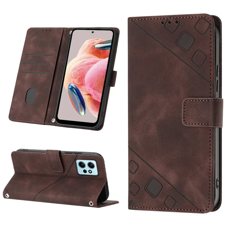Skin-feel Embossed Leather Phone Case, For Realme C30s, For Xiaomi Redmi Note 12 4G Global, For Samsung Galaxy Note8, For Samsung Galaxy Note9, For Samsung Galaxy Note10 Pro / Note10 Pro 5G / Note10+, For Samsung Galaxy Note10 / Note10 5G              ...
