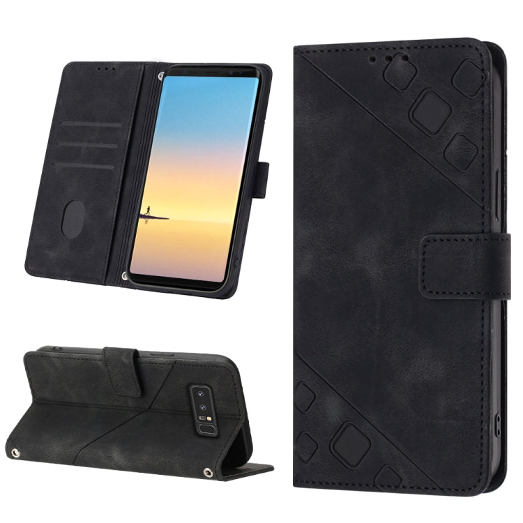 Skin-feel Embossed Leather Phone Case, For Realme C30s, For Xiaomi Redmi Note 12 4G Global, For Samsung Galaxy Note8, For Samsung Galaxy Note9, For Samsung Galaxy Note10 Pro / Note10 Pro 5G / Note10+, For Samsung Galaxy Note10 / Note10 5G              ...