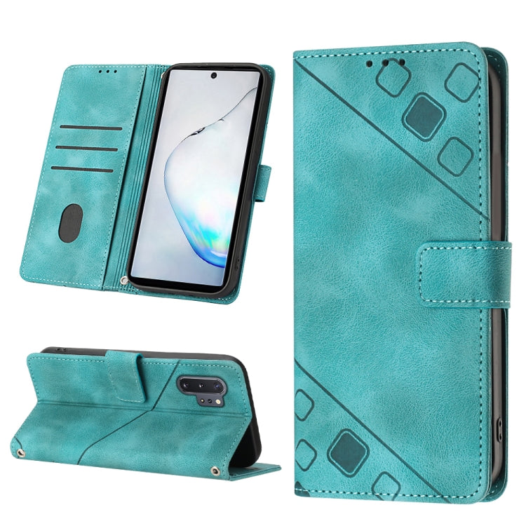 Skin-feel Embossed Leather Phone Case, For Realme C30s, For Xiaomi Redmi Note 12 4G Global, For Samsung Galaxy Note8, For Samsung Galaxy Note9, For Samsung Galaxy Note10 Pro / Note10 Pro 5G / Note10+, For Samsung Galaxy Note10 / Note10 5G              ...