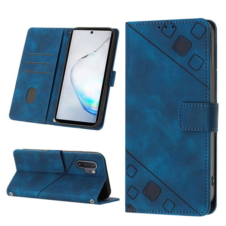 Skin-feel Embossed Leather Phone Case, For Realme C30s, For Xiaomi Redmi Note 12 4G Global, For Samsung Galaxy Note8, For Samsung Galaxy Note9, For Samsung Galaxy Note10 Pro / Note10 Pro 5G / Note10+, For Samsung Galaxy Note10 / Note10 5G              ...
