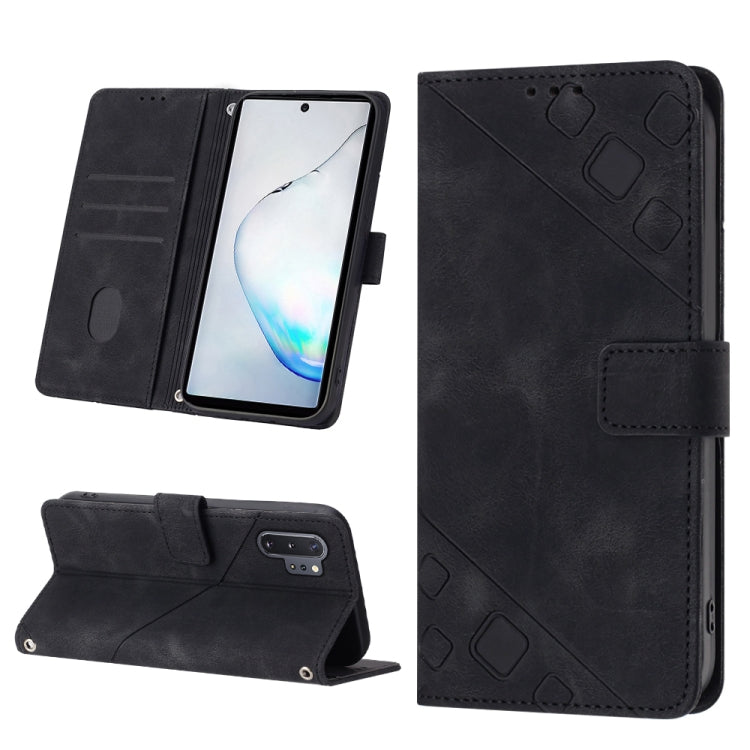 Skin-feel Embossed Leather Phone Case, For Realme C30s, For Xiaomi Redmi Note 12 4G Global, For Samsung Galaxy Note8, For Samsung Galaxy Note9, For Samsung Galaxy Note10 Pro / Note10 Pro 5G / Note10+, For Samsung Galaxy Note10 / Note10 5G              ...