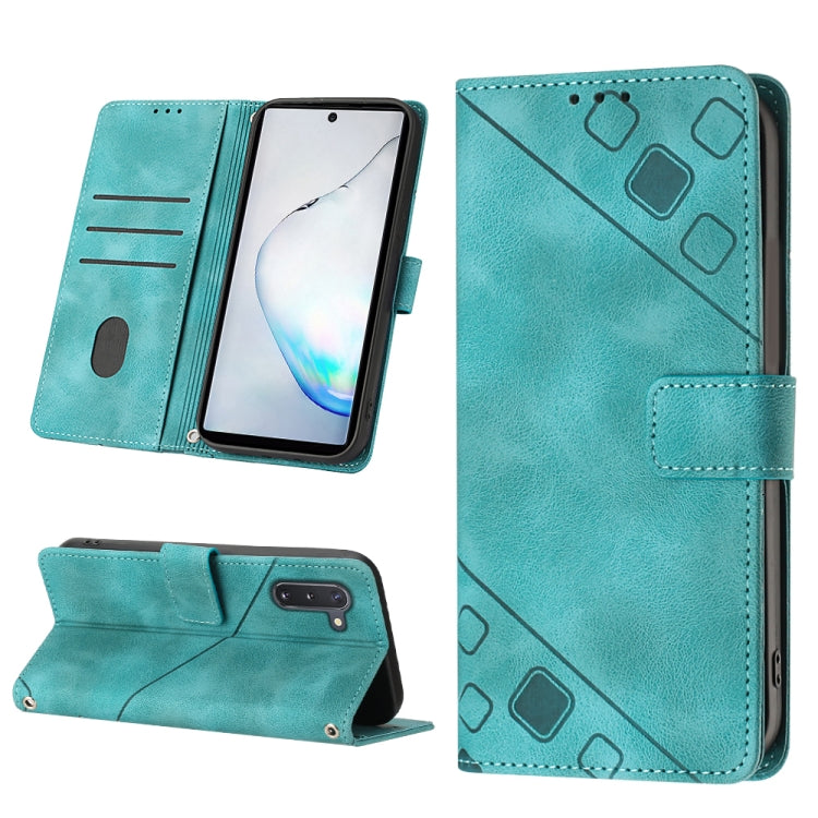 Skin-feel Embossed Leather Phone Case, For Realme C30s, For Xiaomi Redmi Note 12 4G Global, For Samsung Galaxy Note8, For Samsung Galaxy Note9, For Samsung Galaxy Note10 Pro / Note10 Pro 5G / Note10+, For Samsung Galaxy Note10 / Note10 5G              ...