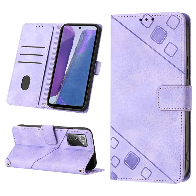 Skin-feel Embossed Leather Phone Case, For Realme C30s, For Xiaomi Redmi Note 12 4G Global, For Samsung Galaxy Note8, For Samsung Galaxy Note9, For Samsung Galaxy Note10 Pro / Note10 Pro 5G / Note10+, For Samsung Galaxy Note10 / Note10 5G              ...