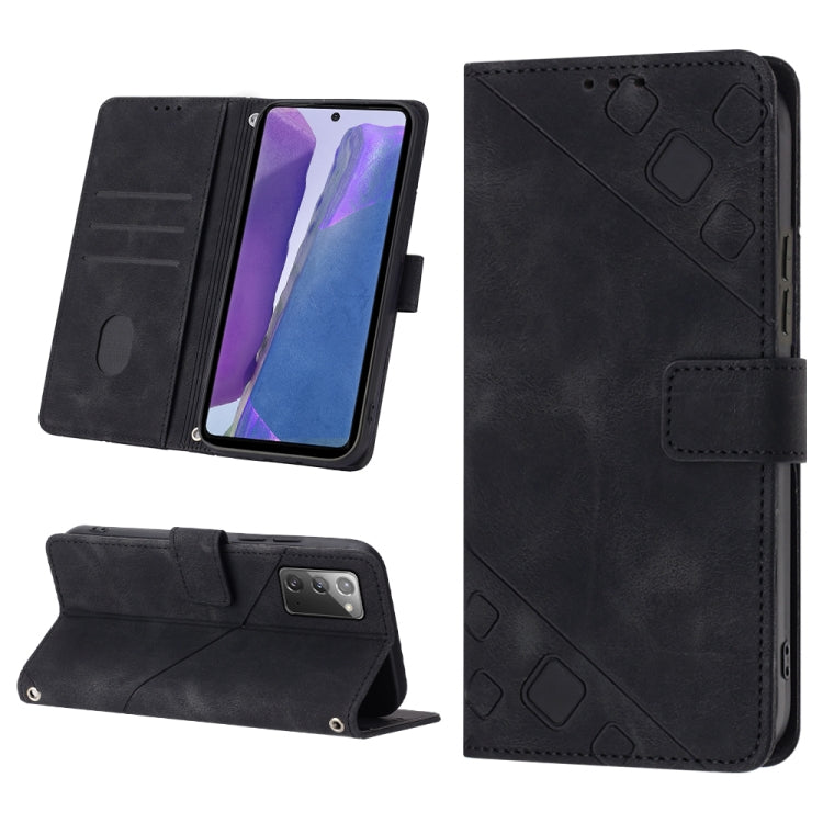 Skin-feel Embossed Leather Phone Case, For Realme C30s, For Xiaomi Redmi Note 12 4G Global, For Samsung Galaxy Note8, For Samsung Galaxy Note9, For Samsung Galaxy Note10 Pro / Note10 Pro 5G / Note10+, For Samsung Galaxy Note10 / Note10 5G              ...