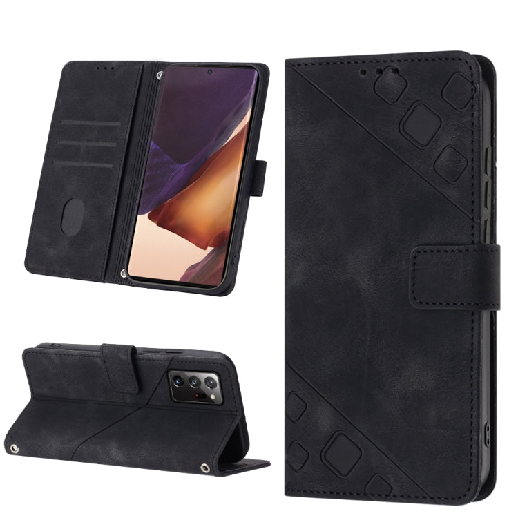 Skin-feel Embossed Leather Phone Case, For Realme C30s, For Xiaomi Redmi Note 12 4G Global, For Samsung Galaxy Note8, For Samsung Galaxy Note9, For Samsung Galaxy Note10 Pro / Note10 Pro 5G / Note10+, For Samsung Galaxy Note10 / Note10 5G              ...