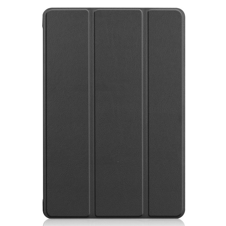 For Huawei M5 Lite 10.0 inch Custer Pattern Pure Color Horizontal Flip Leather Case with Three-folding Holder & with Sleep / Wake-up Function, For Huawei MediaPad M5 Lite 10.0 inch