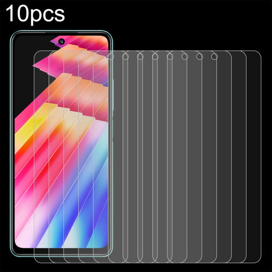 10pcs 0.26mm 9H 2.5D Tempered Glass Film, For Infinix Hot 30 (10 PCS), For Infinix Hot 30i (10 PCS)